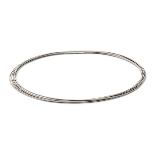7 Strand Rope Stainless Steel Necklace