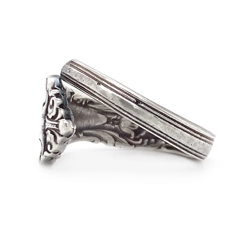Adjustable Sterling Silver Spoon Ring - "Phillipa" - Image 2