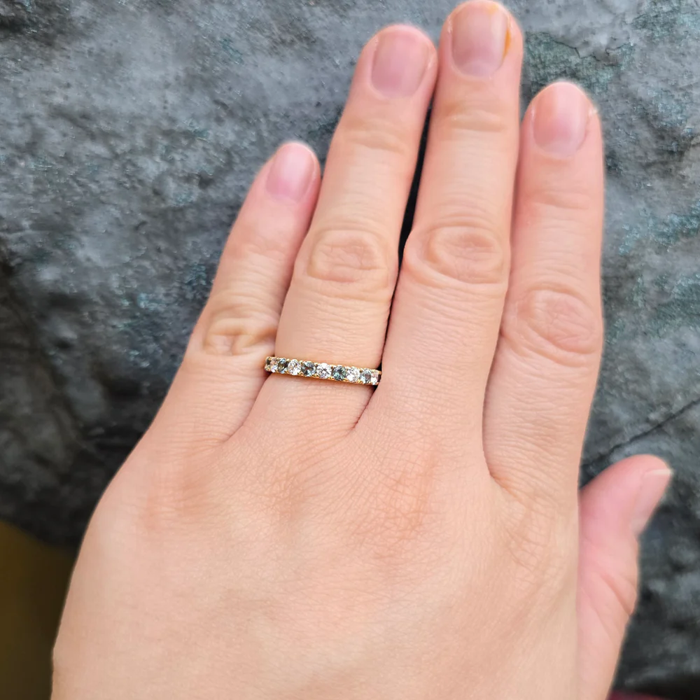 Alexandrite, Diamond & Gold Ring - "Nocturne Pulse" - Image 4