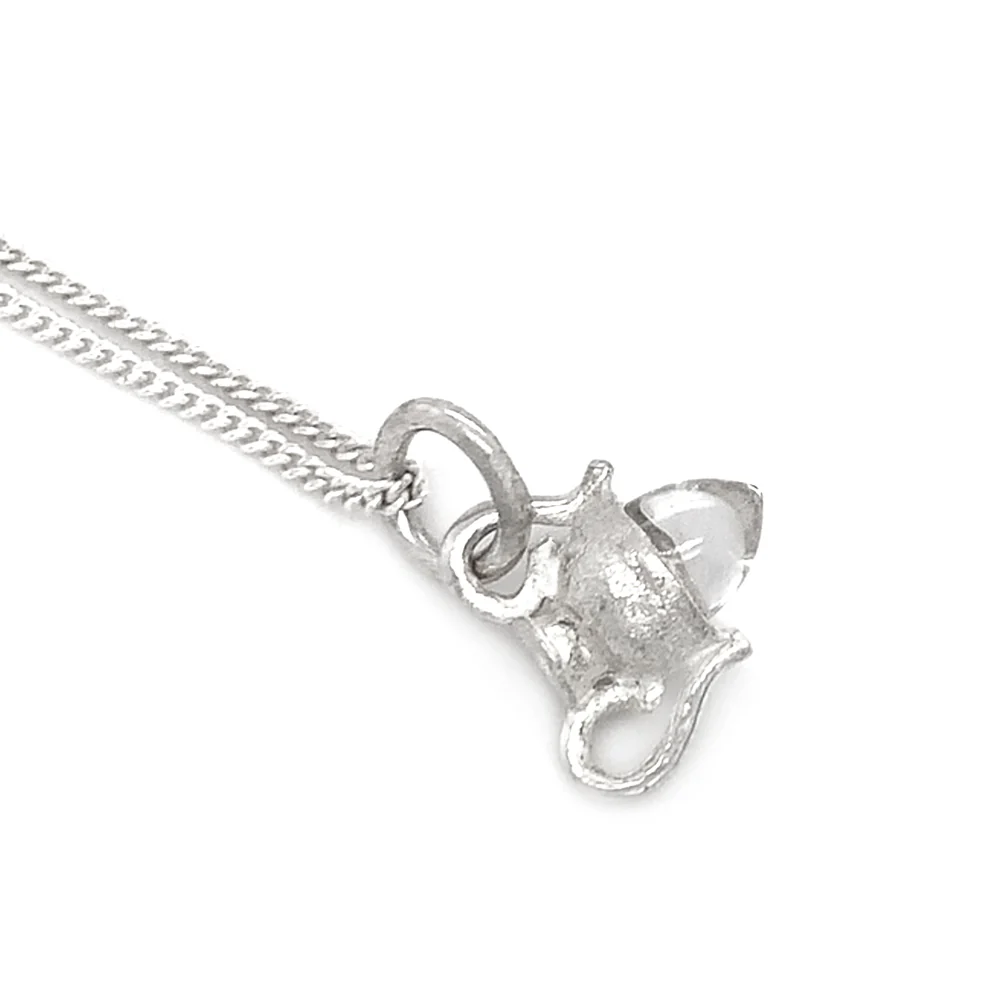Quartz & Silver Pendant - "Quartz Amphora" - Image 4