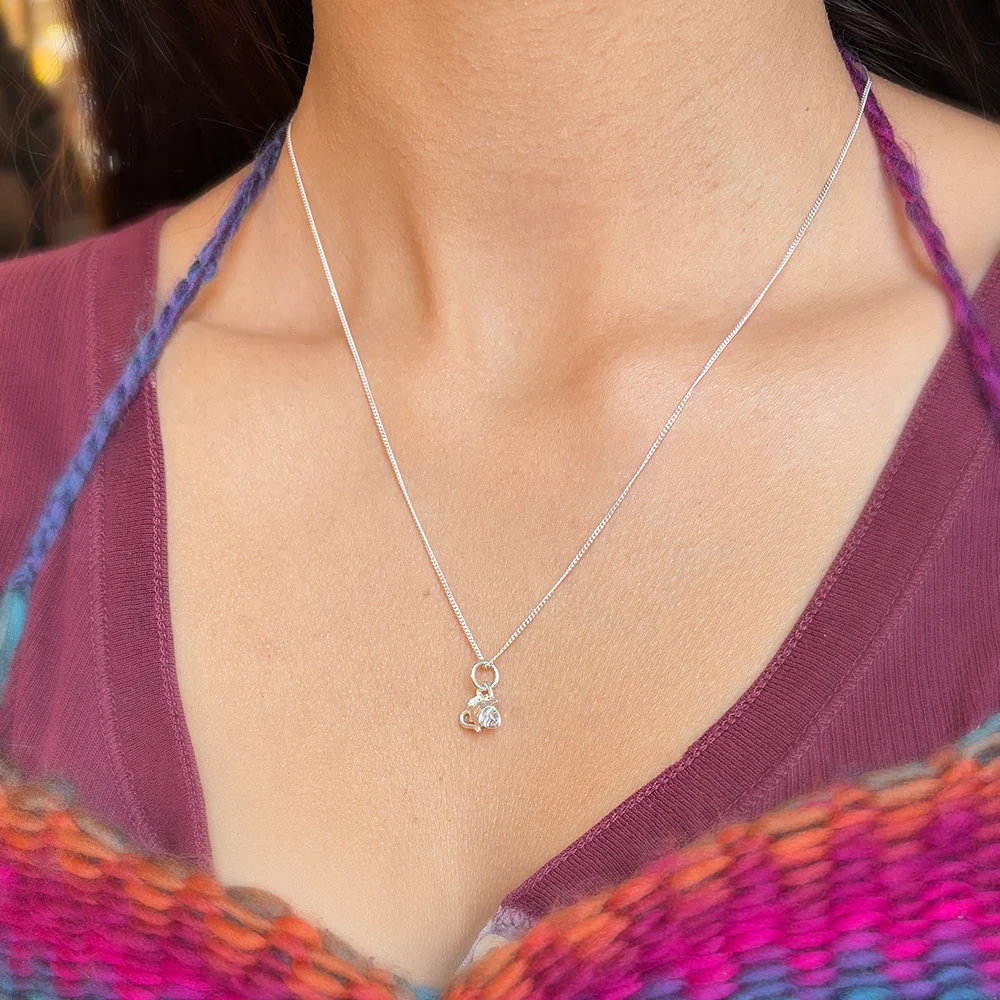 Quartz & Silver Pendant - "Quartz Amphora" - Image 5
