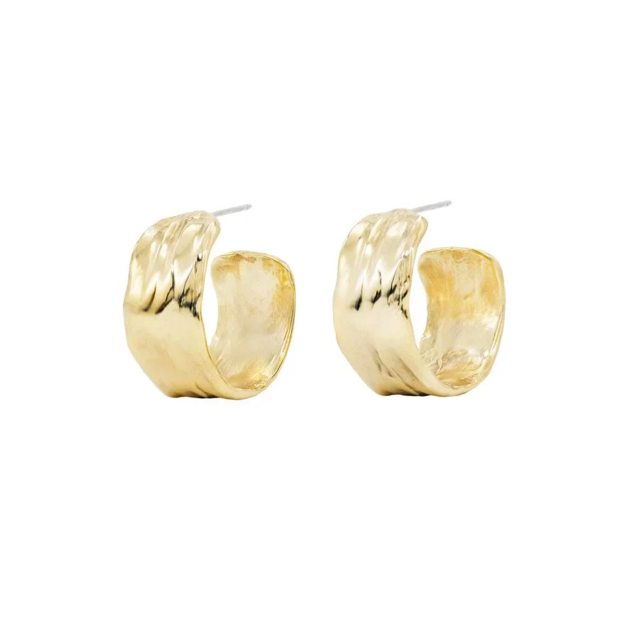 Bronze Cuff Earrings - "Dune"