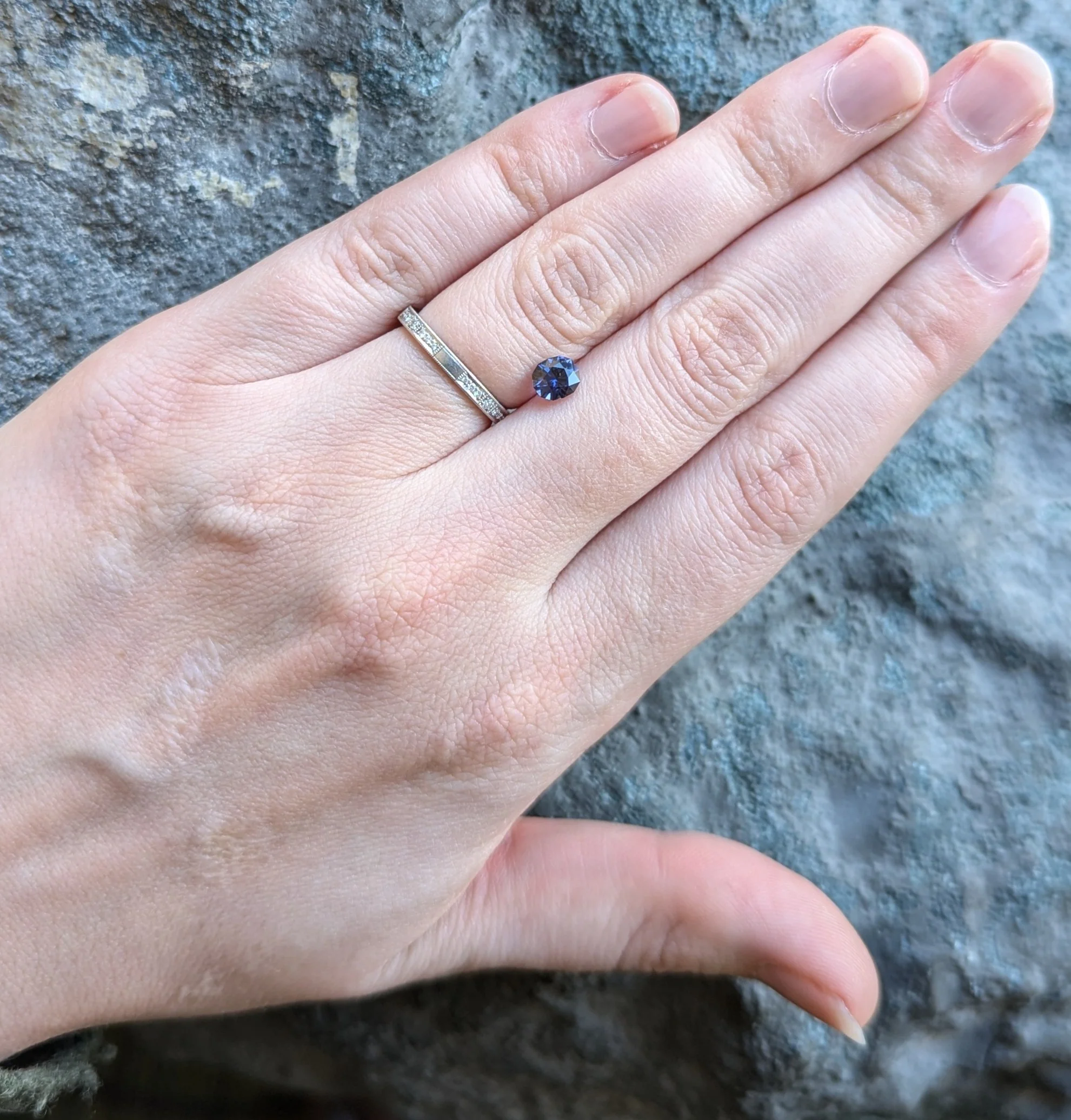 Color-Shift Yogo Sapphire, 0.75ct - "Rough Around the Edges" - Image 6