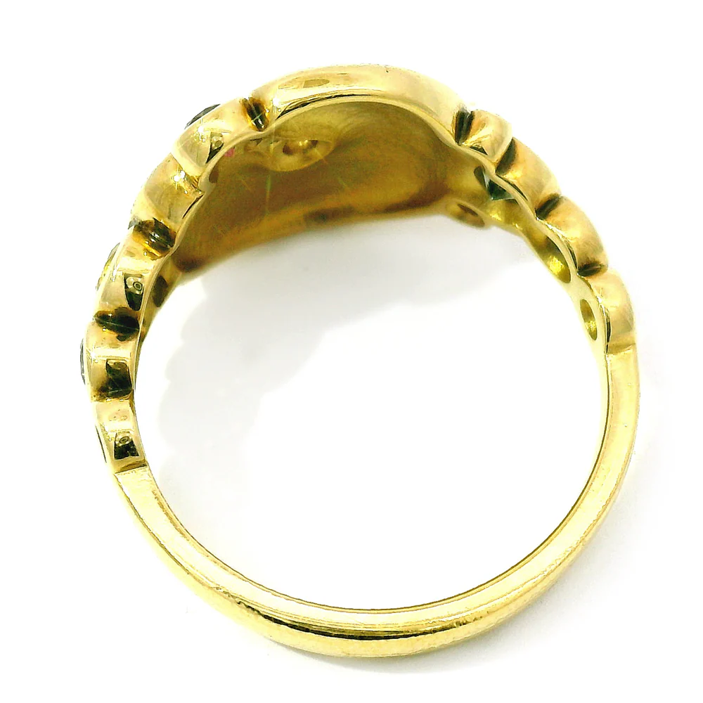 Montana Sapphire & Diamond Ring - "Apple" - Image 8