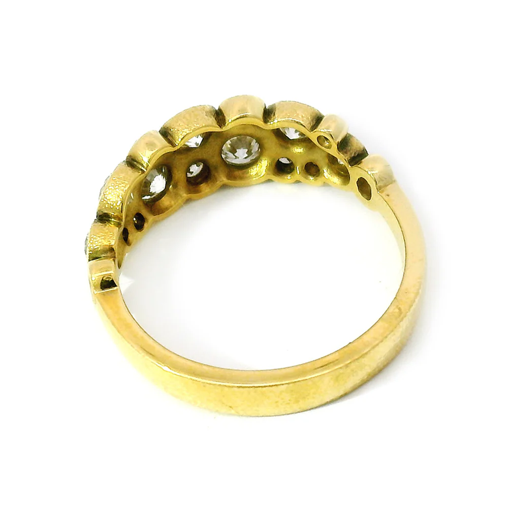 Diamond & Yellow Gold Ring - "The Orchard" - Image 5
