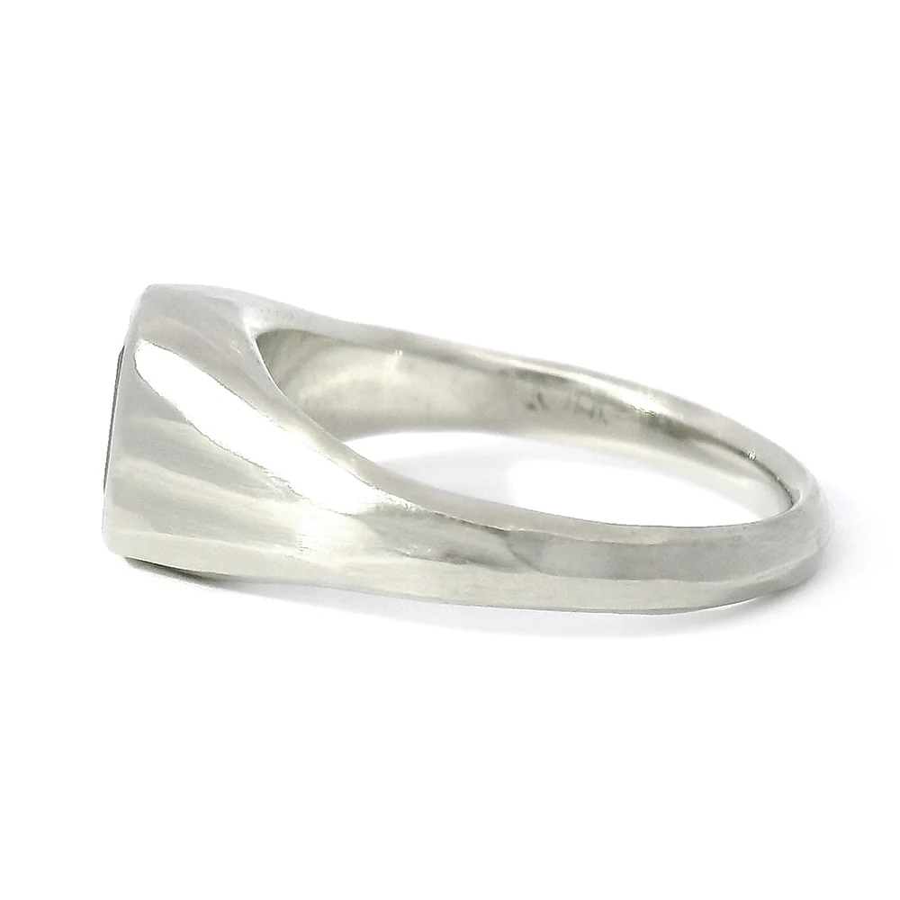 Emerald-Cut Montana Sapphire Signet Ring -"Roam Free" - Image 5