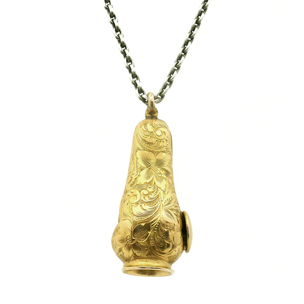Victorian Era Gold Cigar Cutter Necklace - "Old Soul" - Image 3