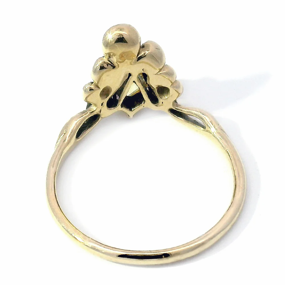 Kite-Shaped Montana Sapphire Ring - "Mushroom Peak" - Image 5