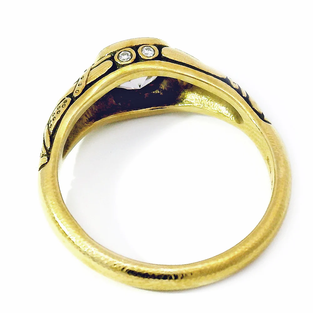 Mauve Montana Sapphire & Diamond Ring - "Reed" - Image 7