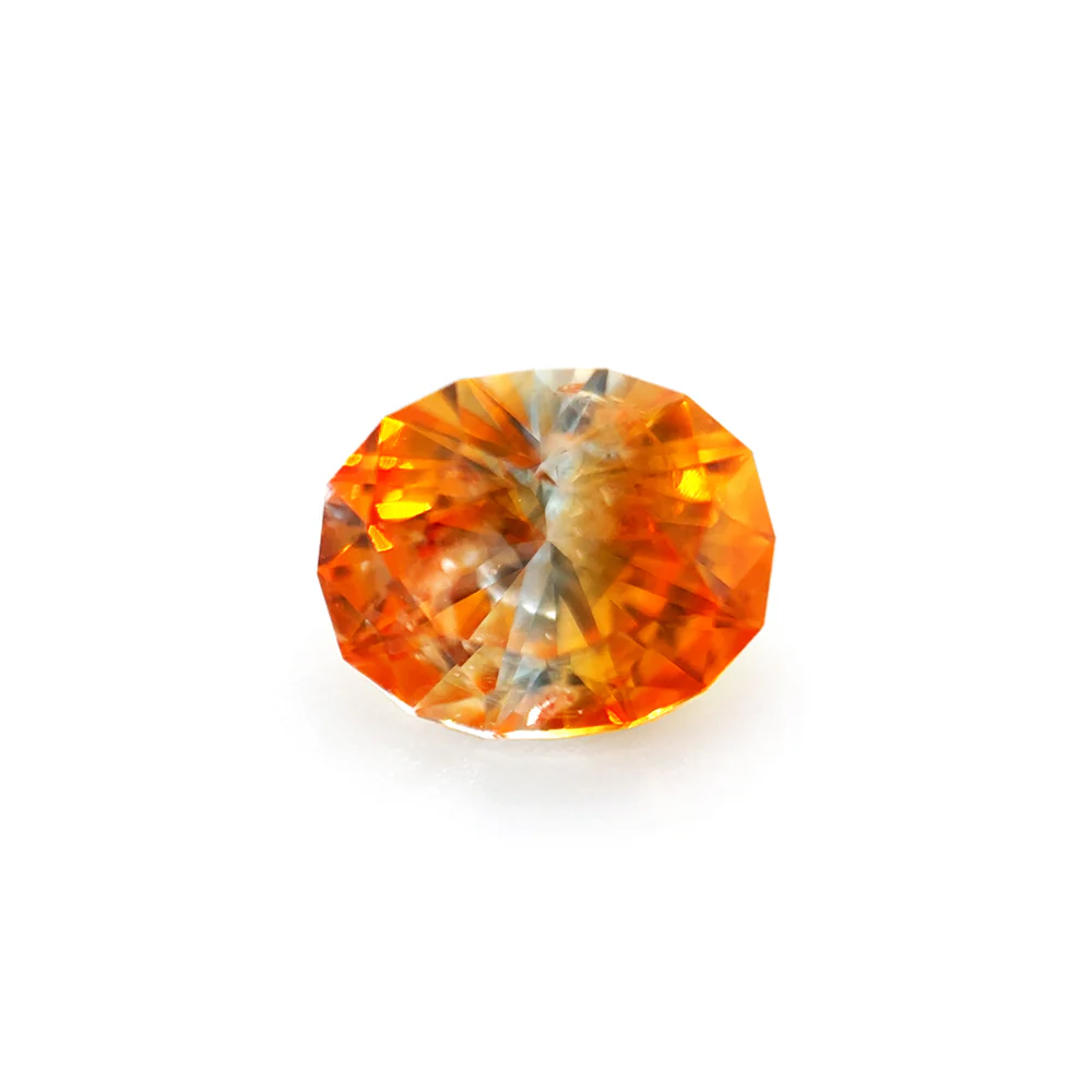 Montana Sapphire, 0.68ct - "Mandarin Sunburst"