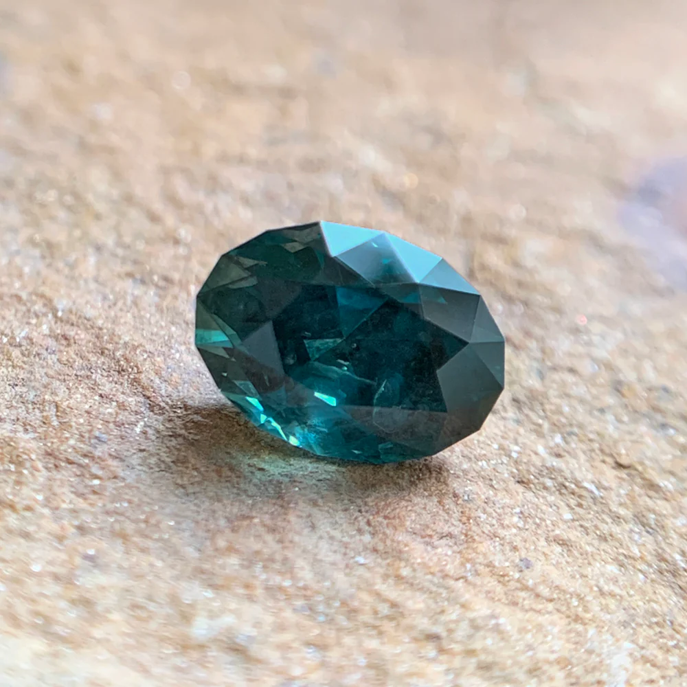 Montana Sapphire, 1.32ct - "Evergreen Ridge" - Image 2
