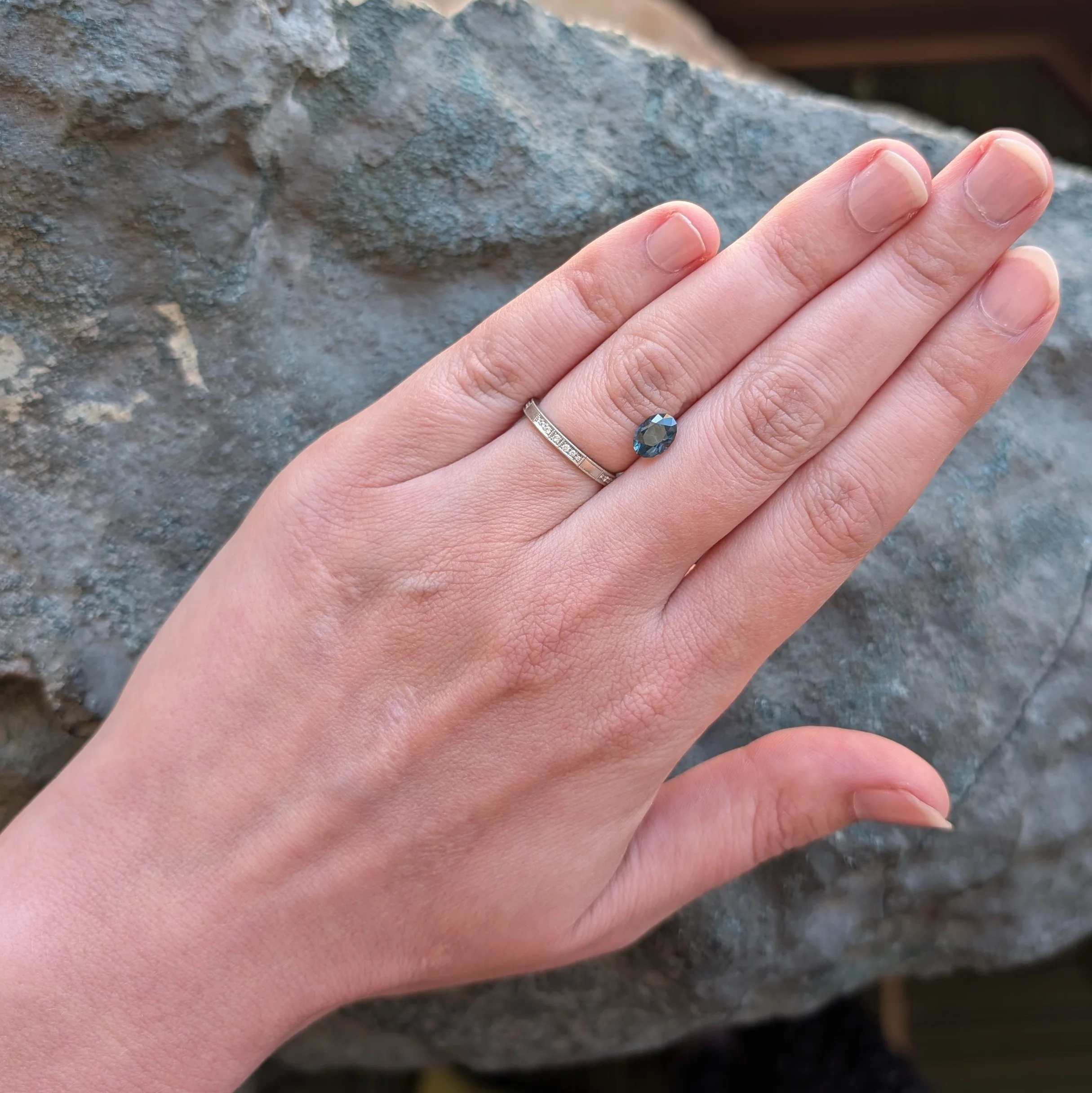 Montana Sapphire, 1.32ct - "Evergreen Ridge" - Image 4