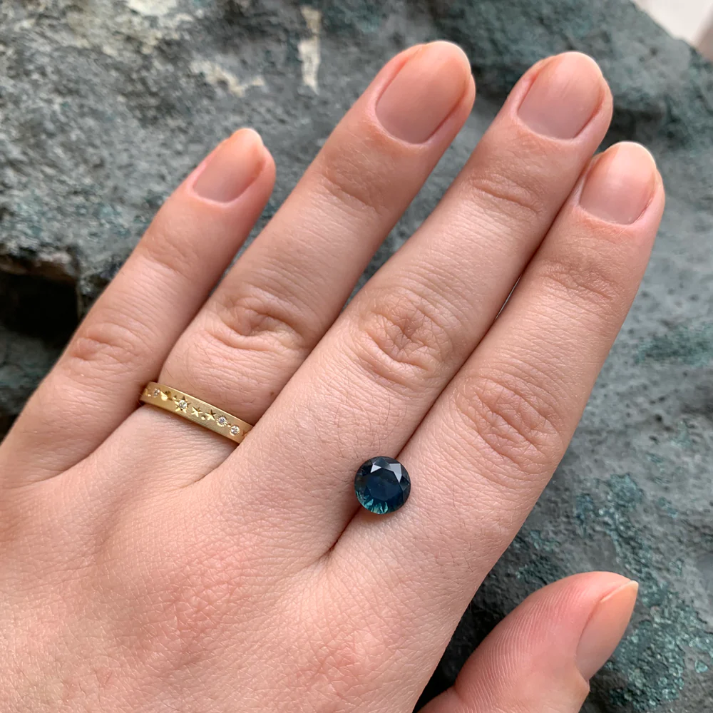 Montana Sapphire, 1.89ct - "Midnight Blue" - Image 5