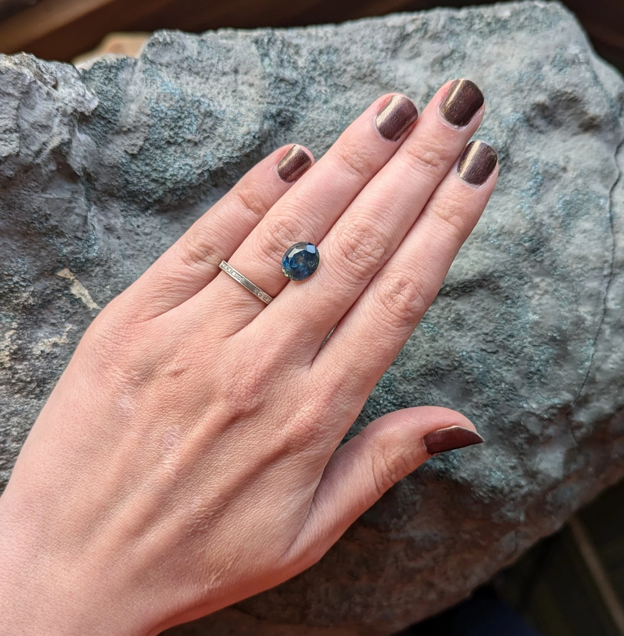 Montana Sapphire, 5.02ct - "River Runs Through It" - Image 6