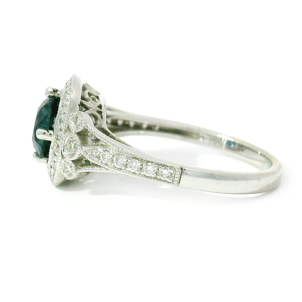 Montana Sapphire & Diamond Ring-"Delilah" - Image 3