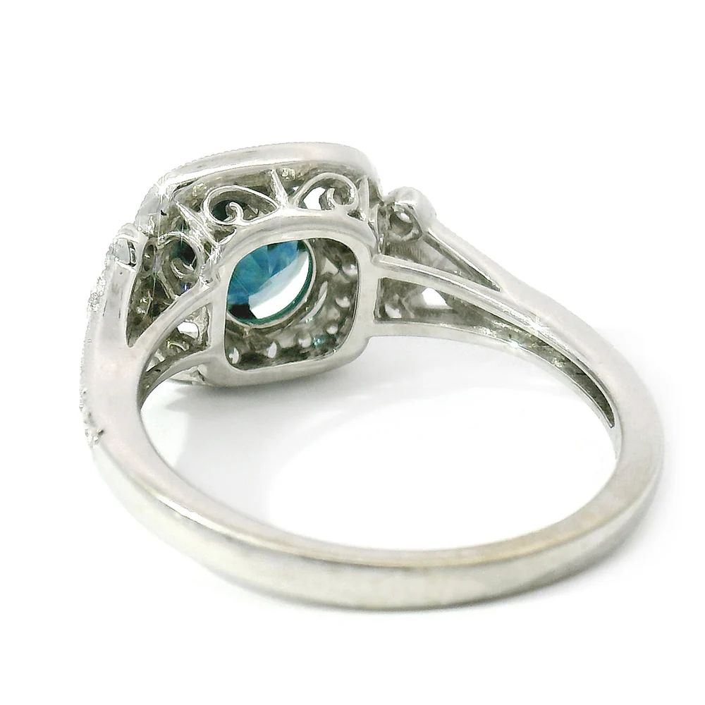 Montana Sapphire & Diamond Ring-"Delilah" - Image 4