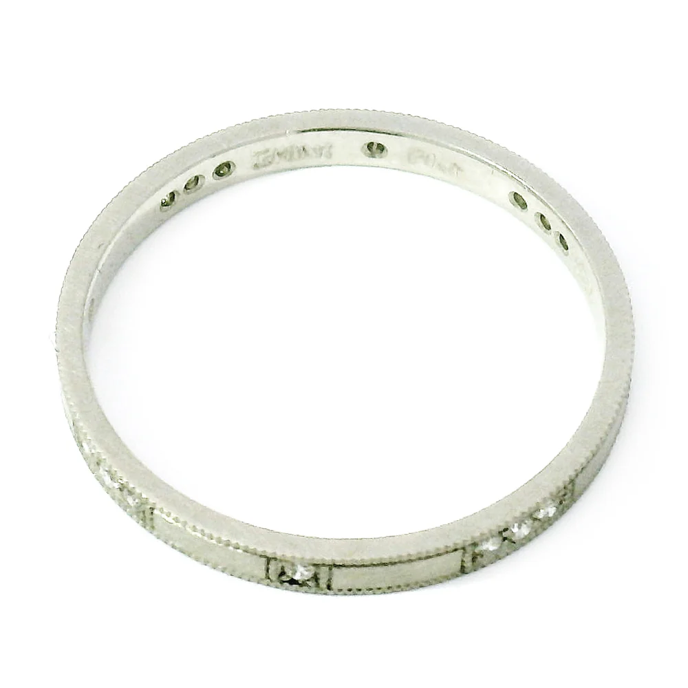 Platinum & Diamond Wedding Band - "Holly" - Image 4