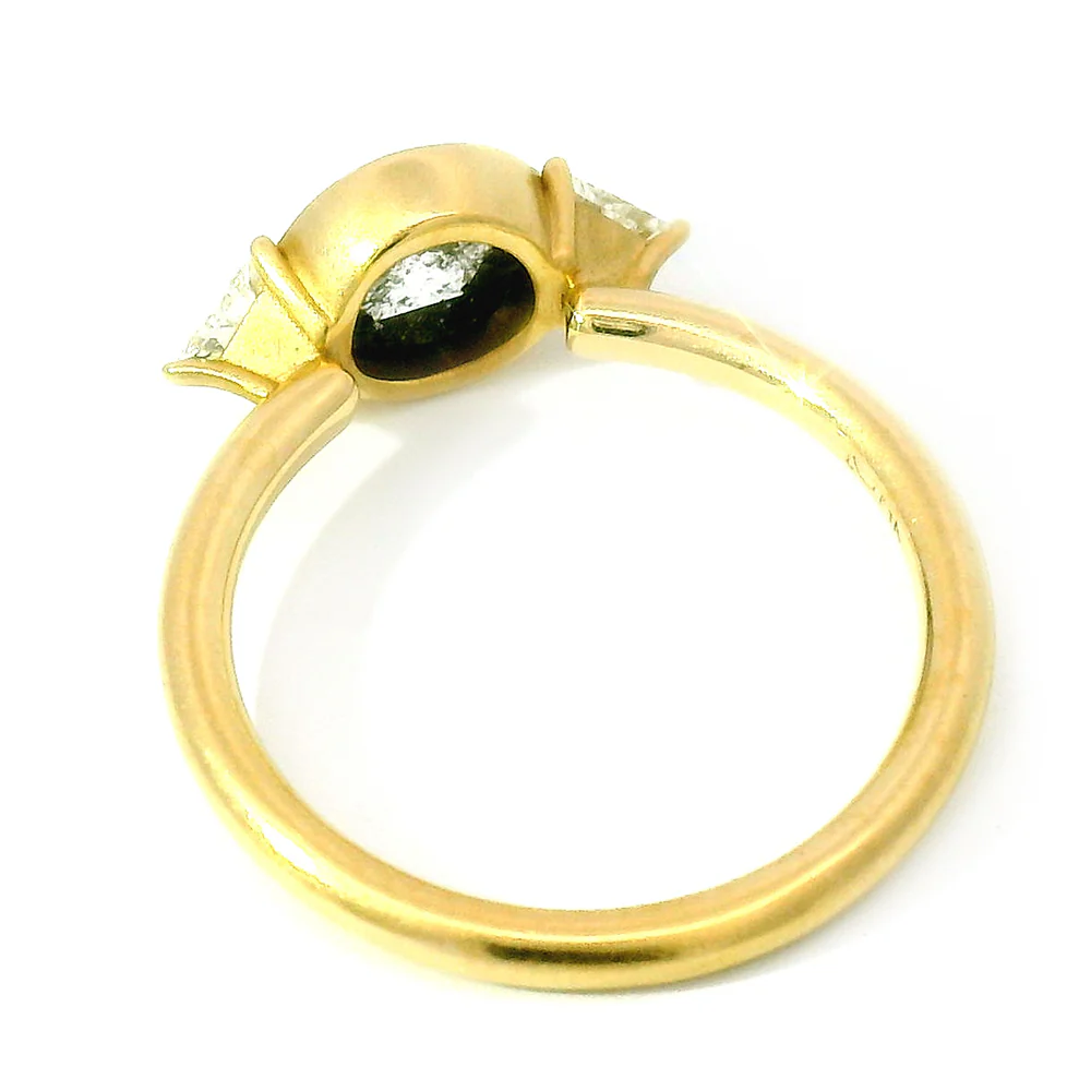 Salt and Pepper Diamond Ring- "Visions of Love" - Image 5