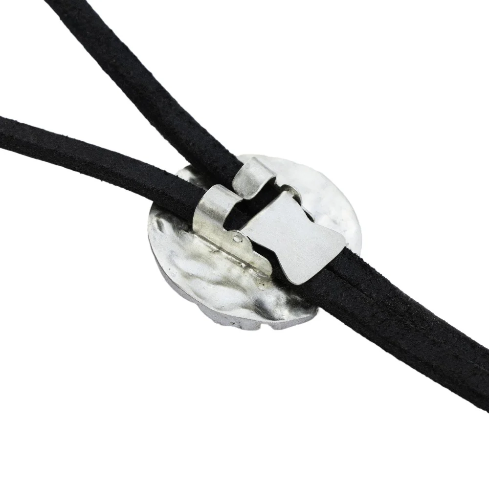 Silver Component Bolo Tie - Image 3
