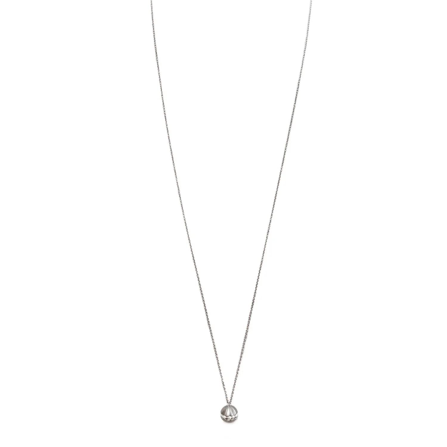 Stainless Steel & Freshwater Pearl Necklace - "Rattle"