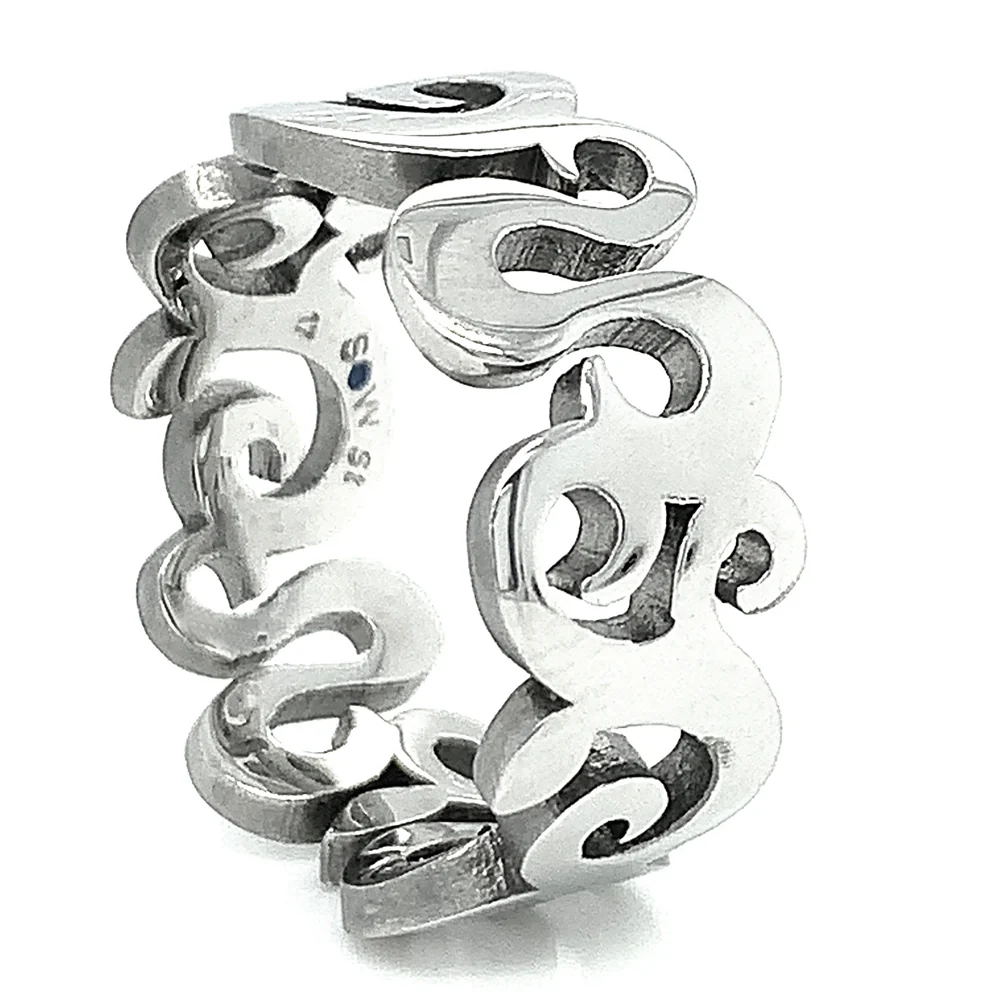 Stainless Steel Ring - "Tendril" - Image 2
