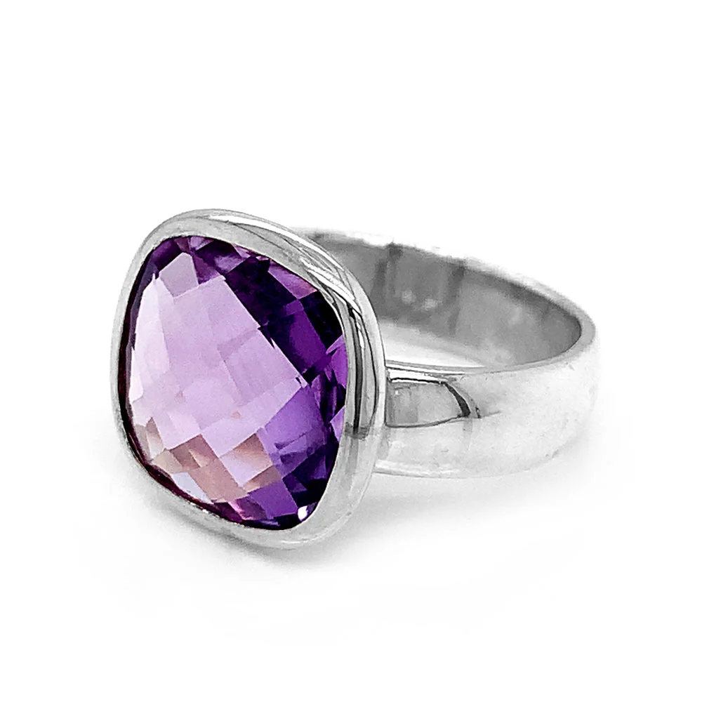 Sterling Silver Amethyst Ring - "Berry Beautiful" - Image 2