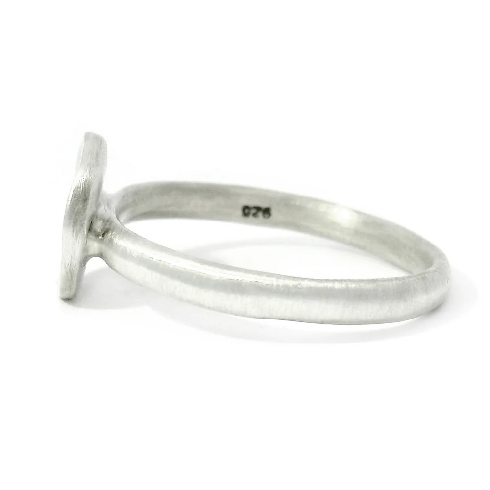 Sterling Silver & Diamond Ring - "Four Star Wave" - Image 3