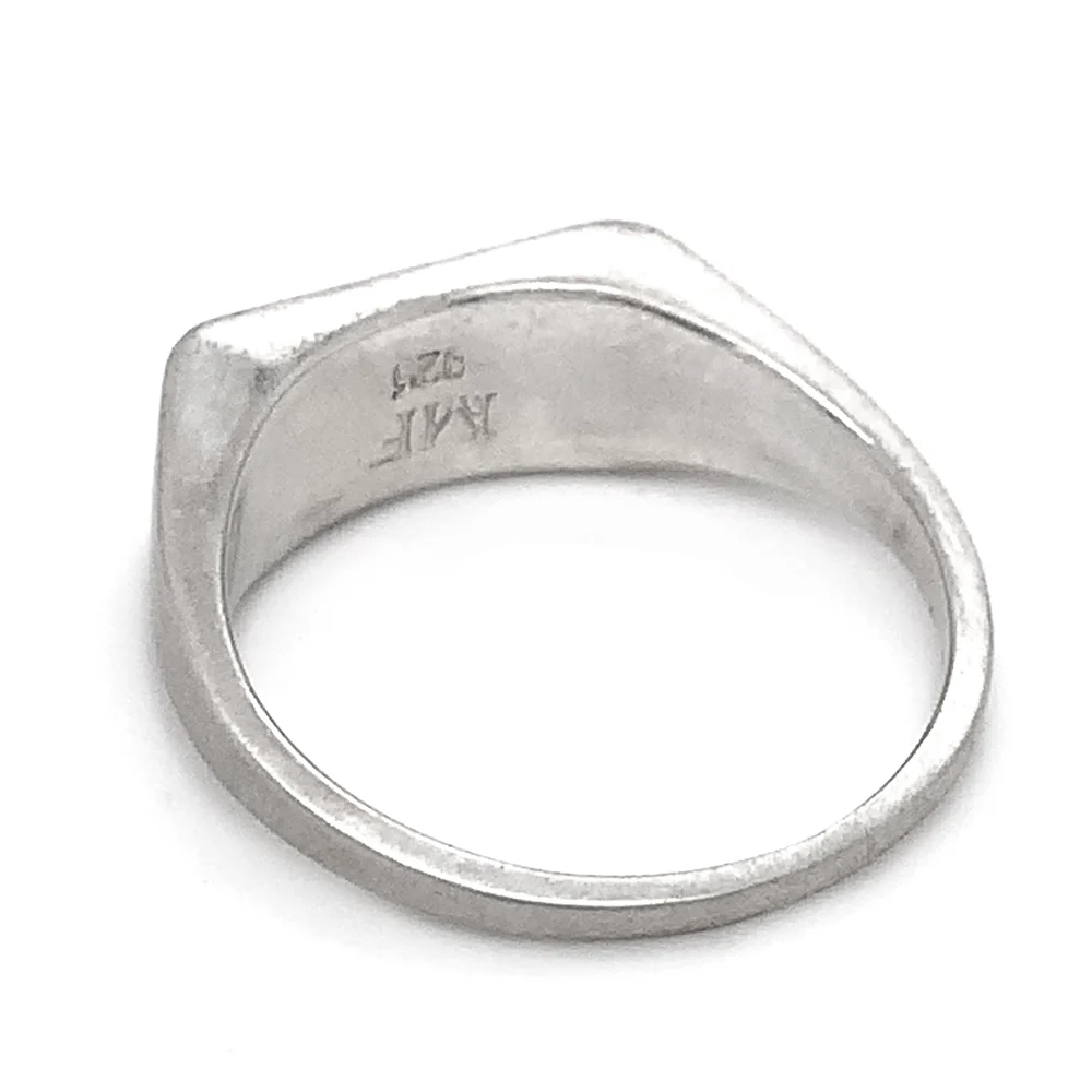 Sterling Silver Choose Your Weapon Signet Ring - "Arrow" - Image 4