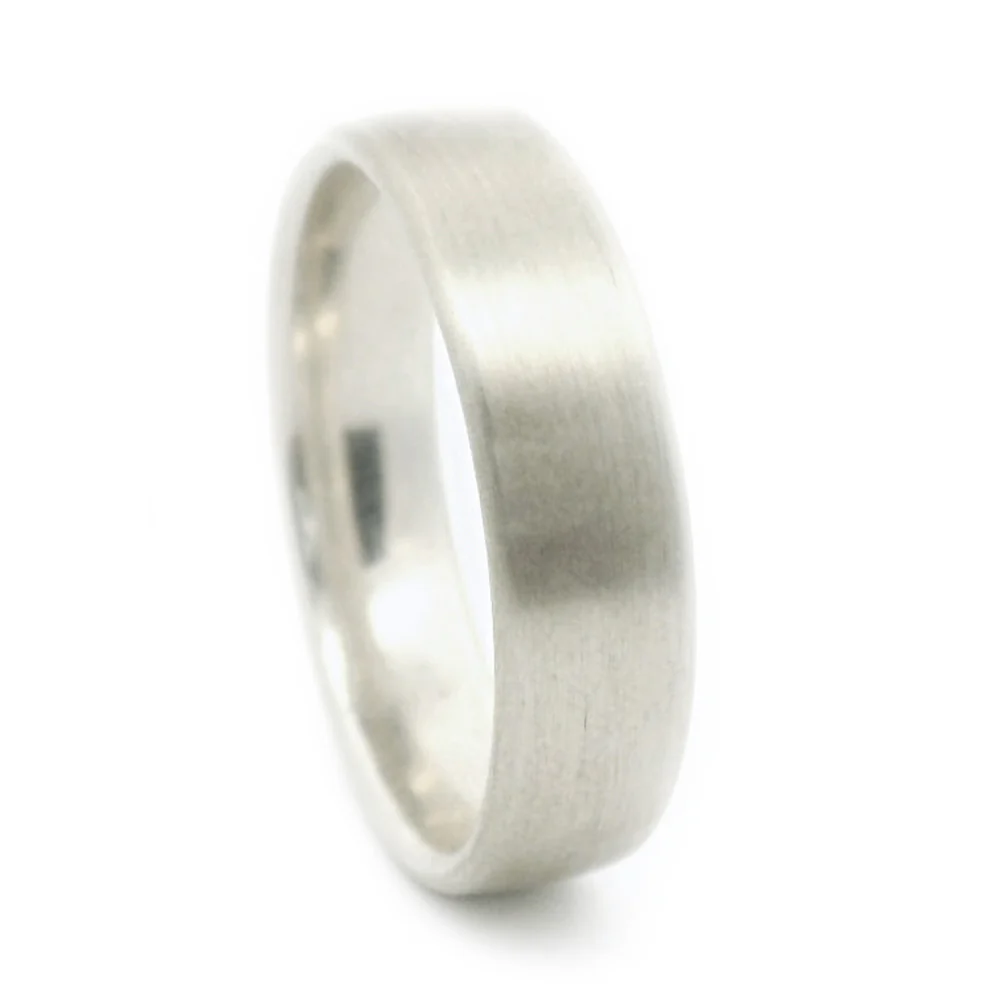 Sterling Silver European Band - "Asher" - Image 2