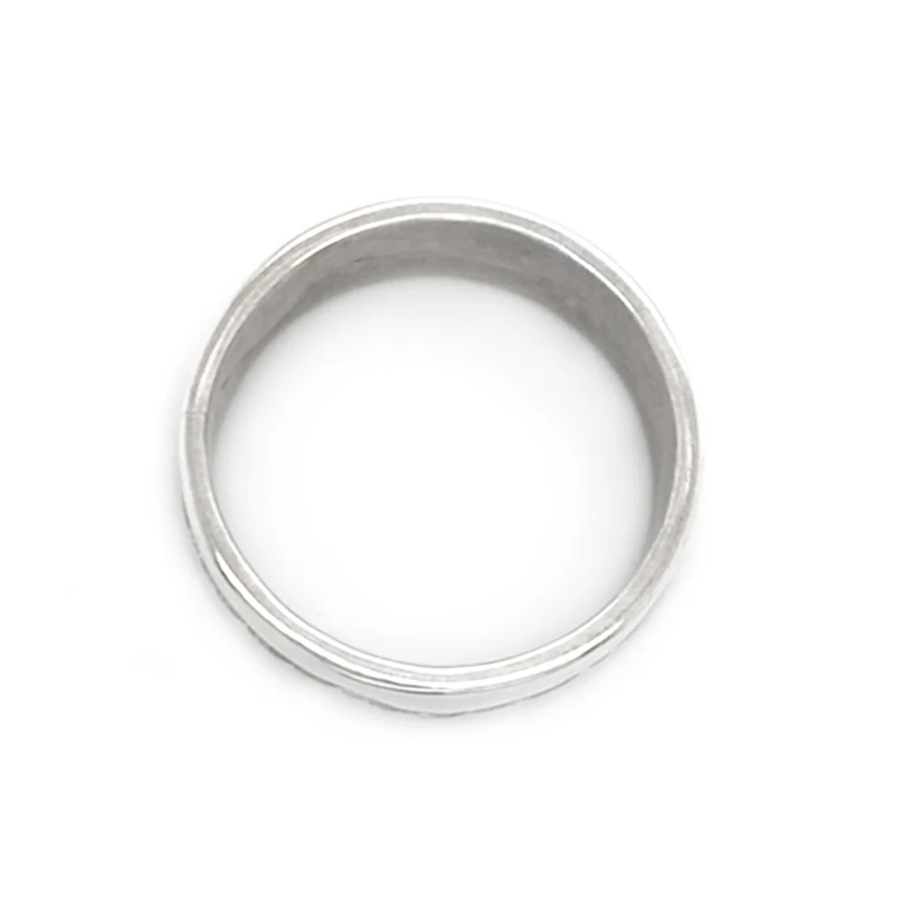 6mm Sterling Silver Interlocking Ring - "Madison River" - Image 5