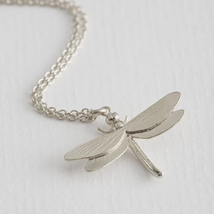 Sterling Silver Necklace - "Dragonfly" - Image 2