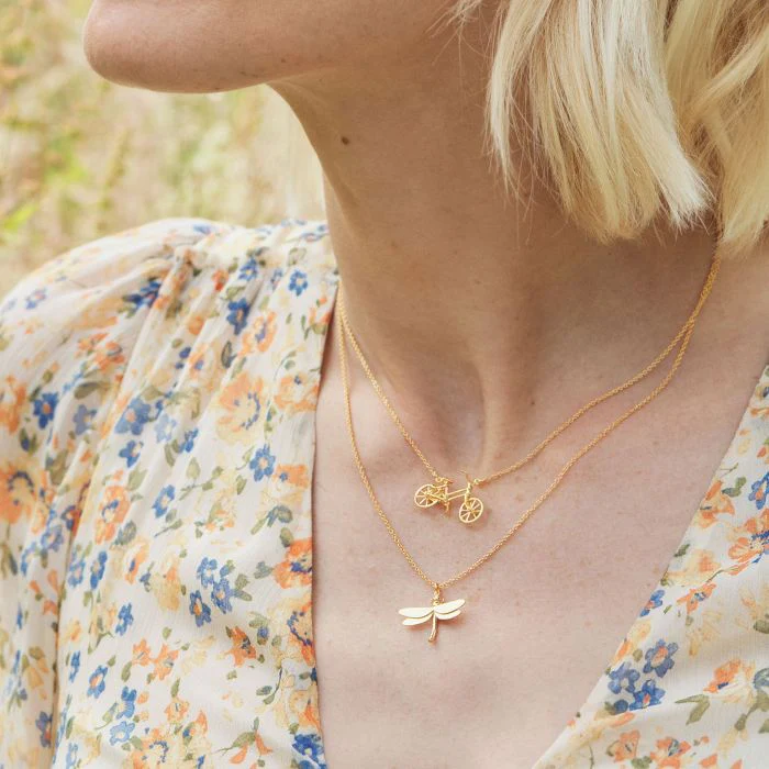 Sterling Silver Necklace - "Dragonfly" - Image 4