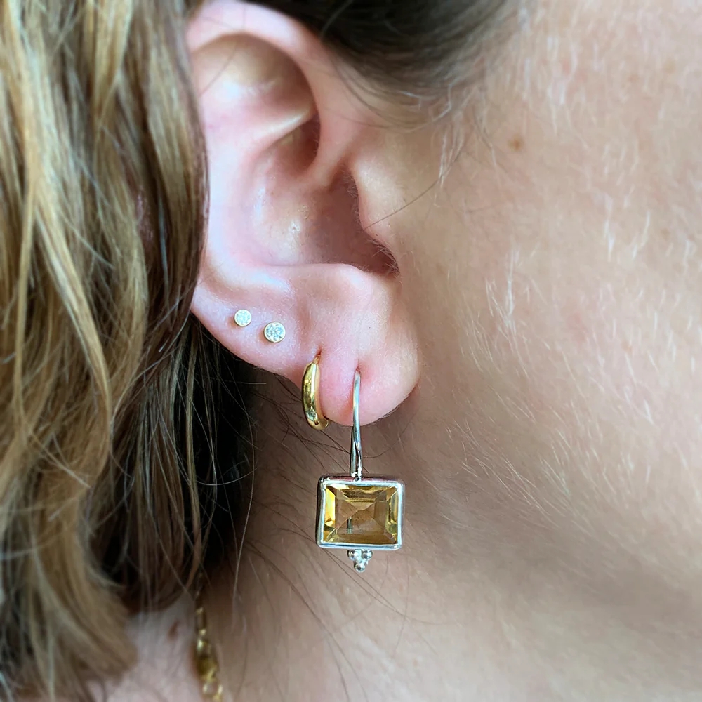 Sterling Silver & Multi-Gemstone Earrings - Image 3