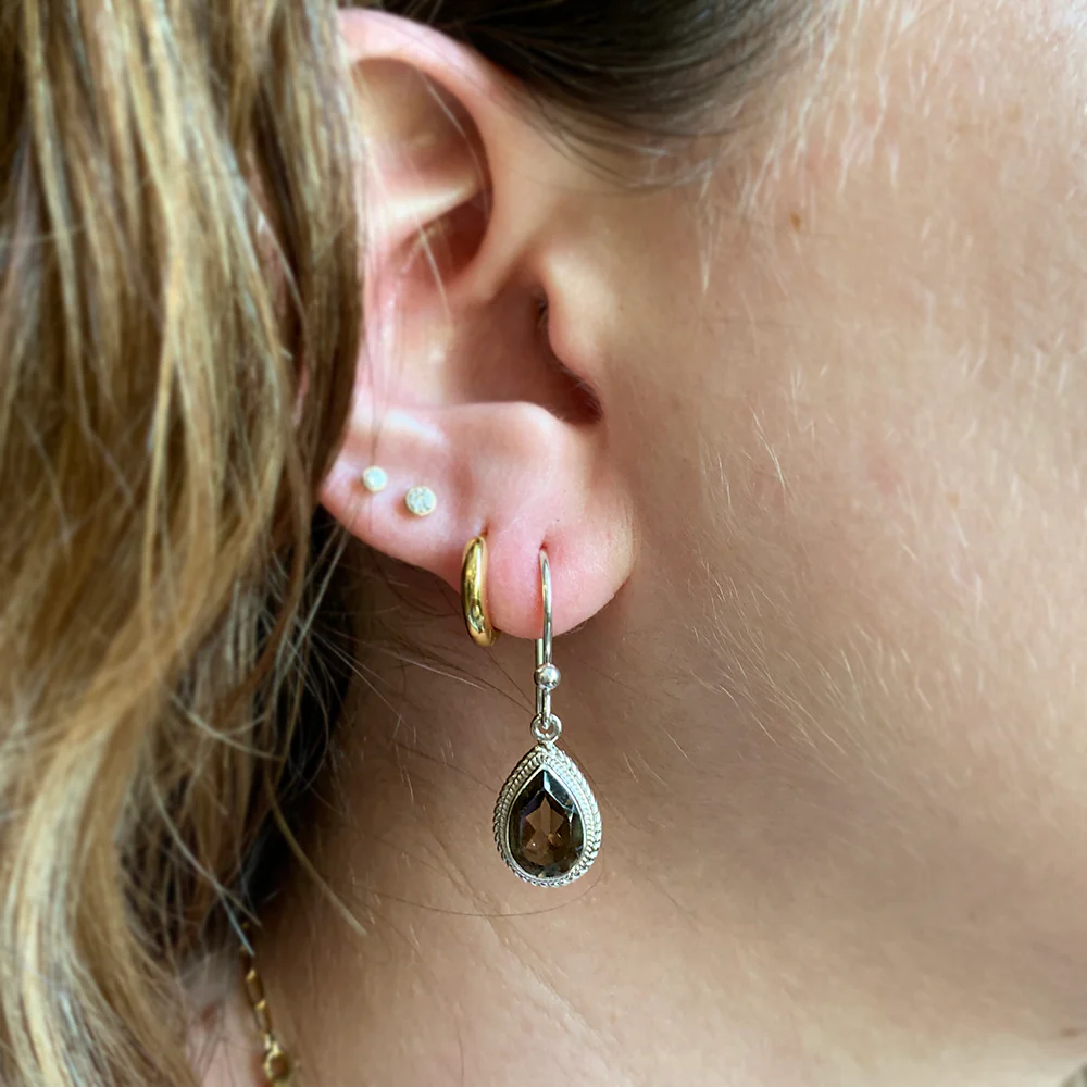 Sterling Silver & Multi-Gemstone Earrings - Image 4