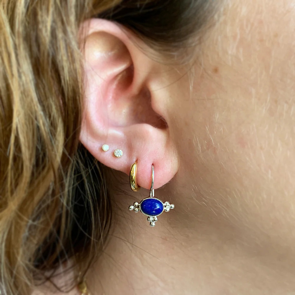 Sterling Silver & Multi-Gemstone Earrings - Image 7