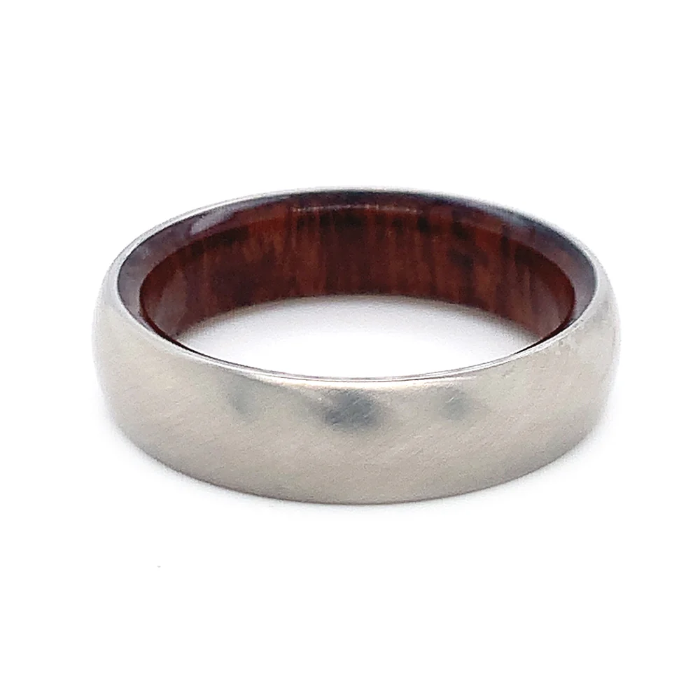 Titanium and Desert Iron Wood Band - Image 2