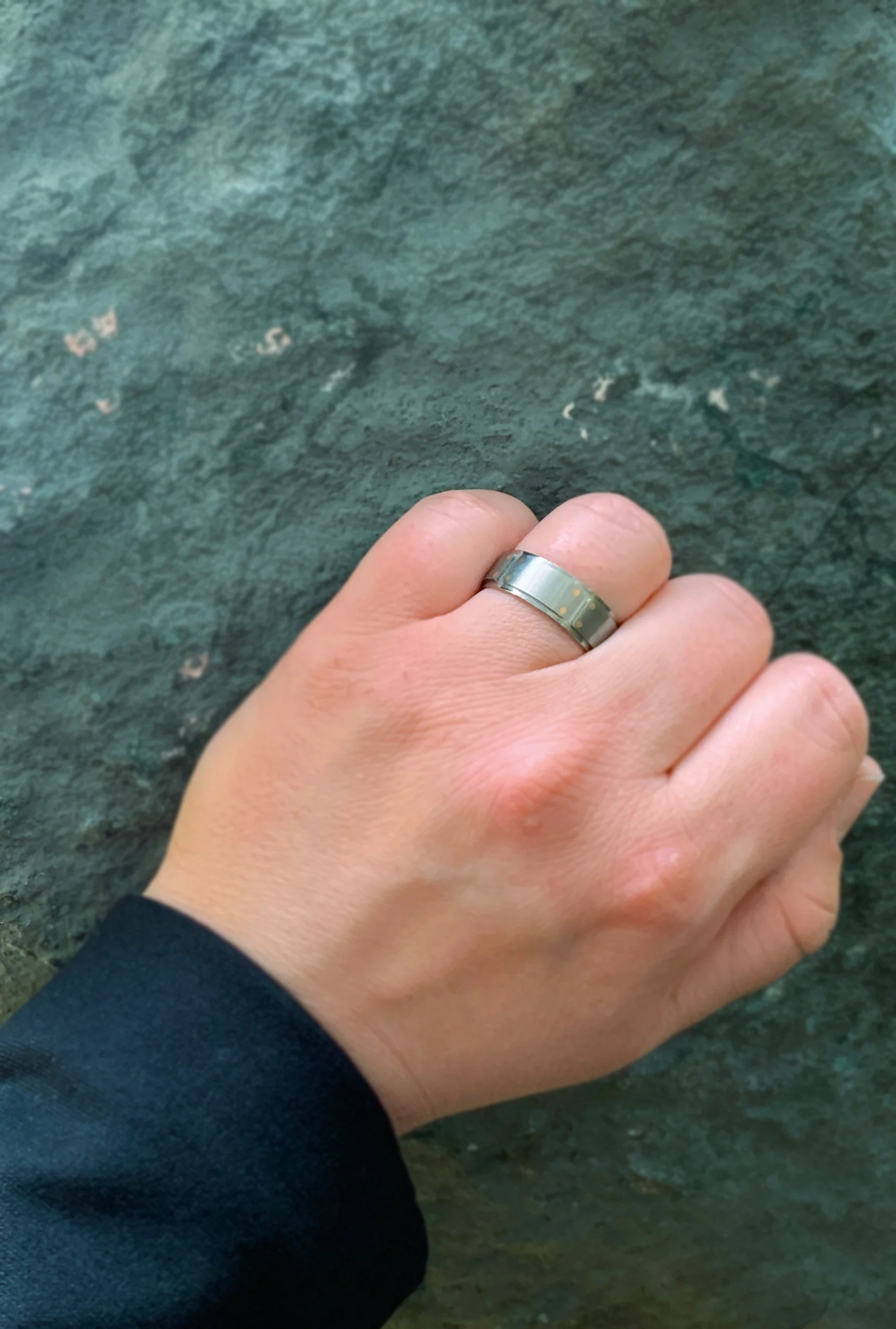 Titanium & Rose Gold Band - "Pipestone" - Image 2