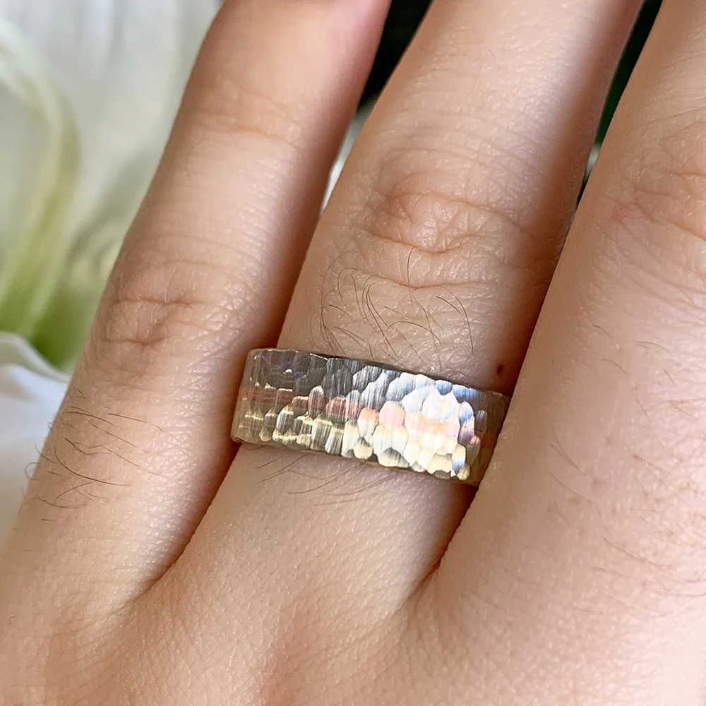 Tri-Color Gold Band - "Rainbow Trout" - Image 3