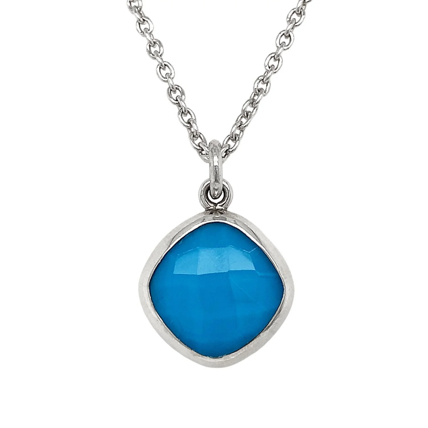 Turquoise & Sterling Silver Necklace- "Wishing Well" - Image 2