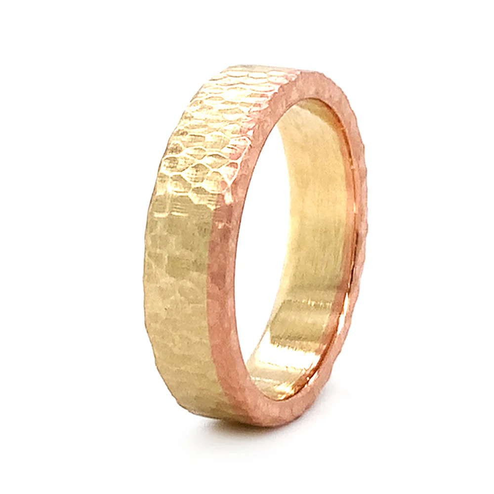 Two-Tone Gold Band - "Cutthroat" - Image 4