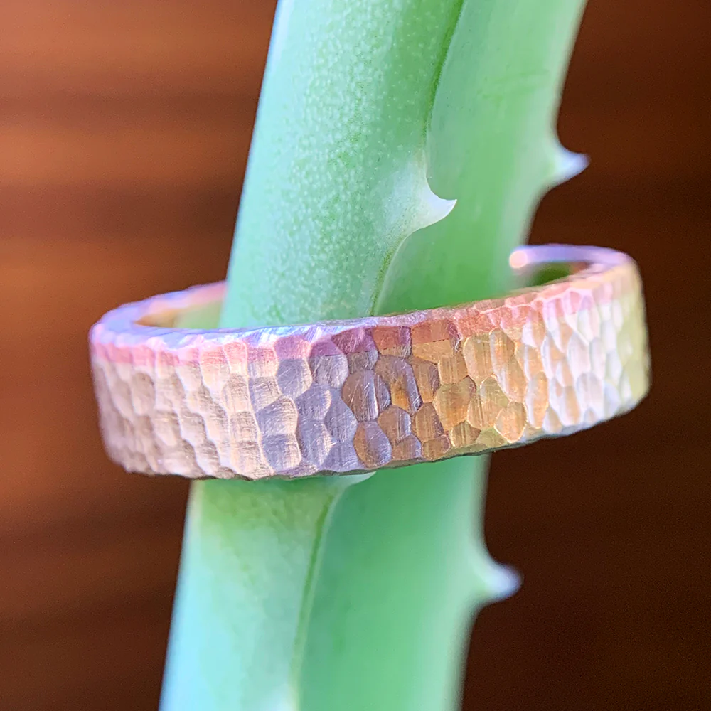 Two-Tone Gold Band - "Cutthroat" - Image 5